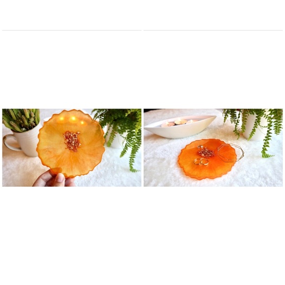 Gemstone Coaster - agate shape in various colours - Picture 10 of 11